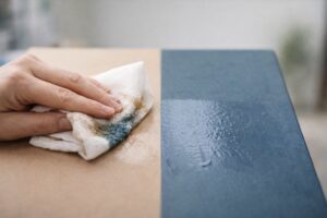 Când două vopsele par la fel de rezistente, testul de lavabilitate face diferența după 5 minute de verificare și 200 de cicluri