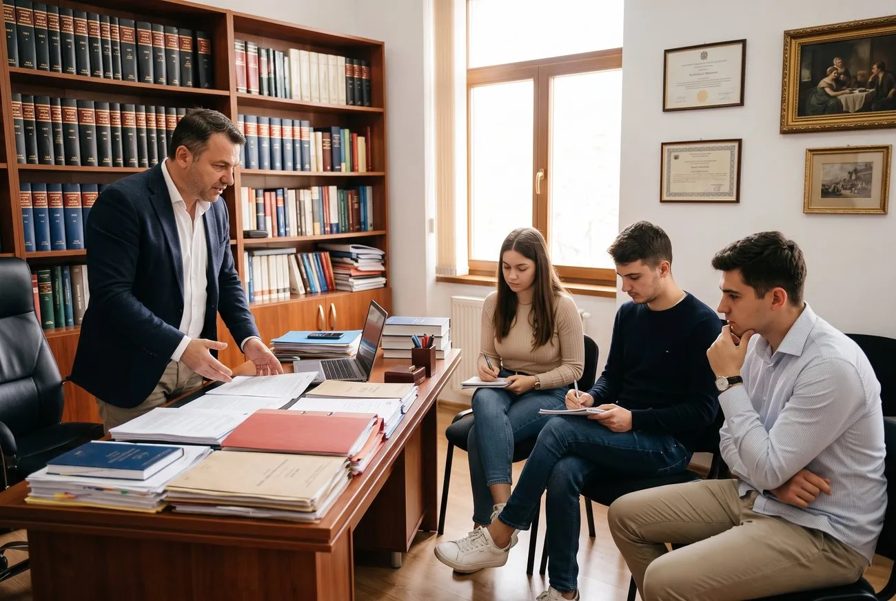 Studenți la Drept în programul Avocat pentru o zi